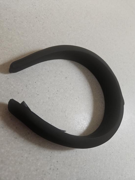 Black Logo Padded Headband main image 8